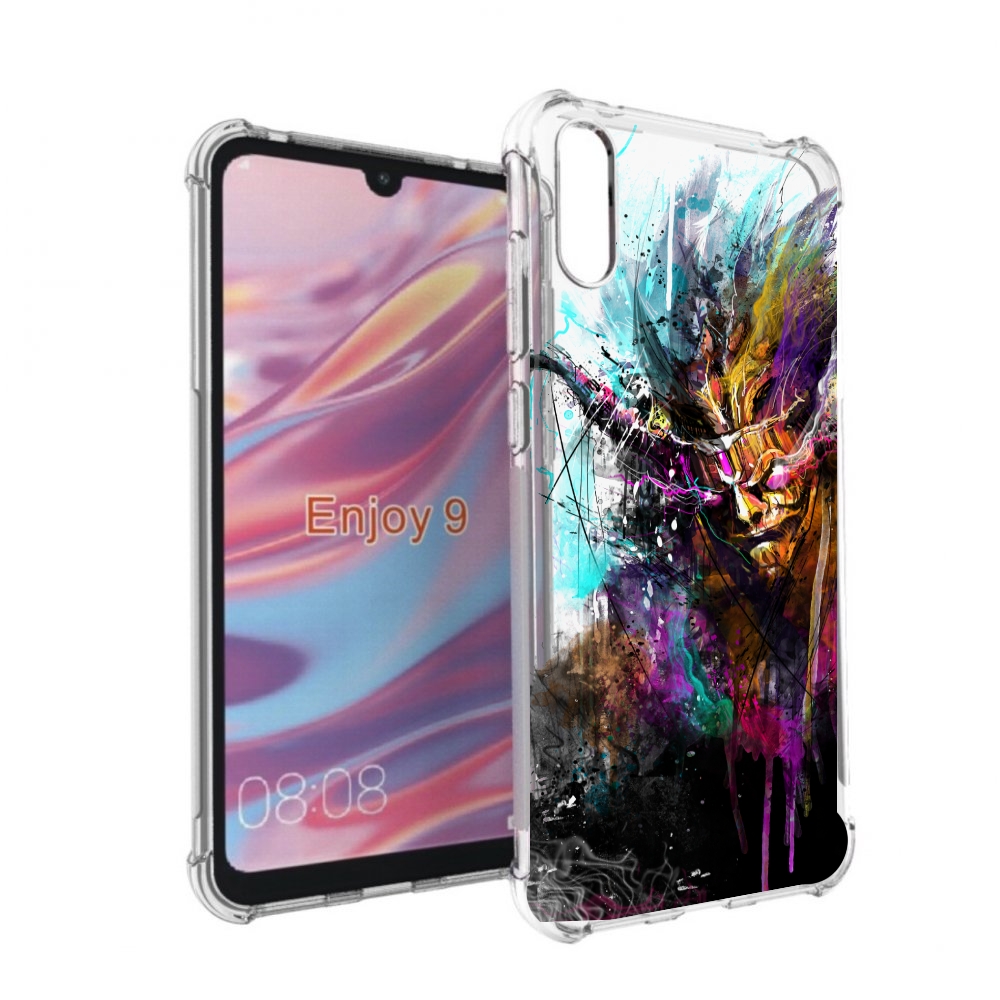 Чехол бампер MyPads яркий дьявол для Huawei Enjoy 9.