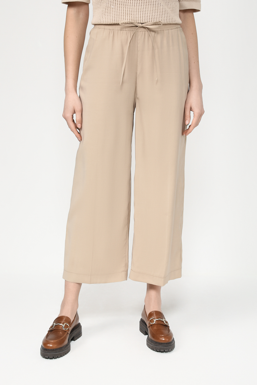 

Брюки женские SABRINA SCALA SS24012376 бежевые S, Бежевый, SS24012376