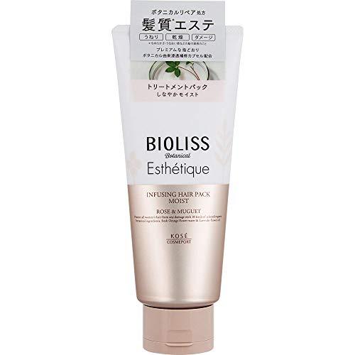 Маска для волос KOSE Bioliss botanical esthetique infusing hair pack moist, 200 г