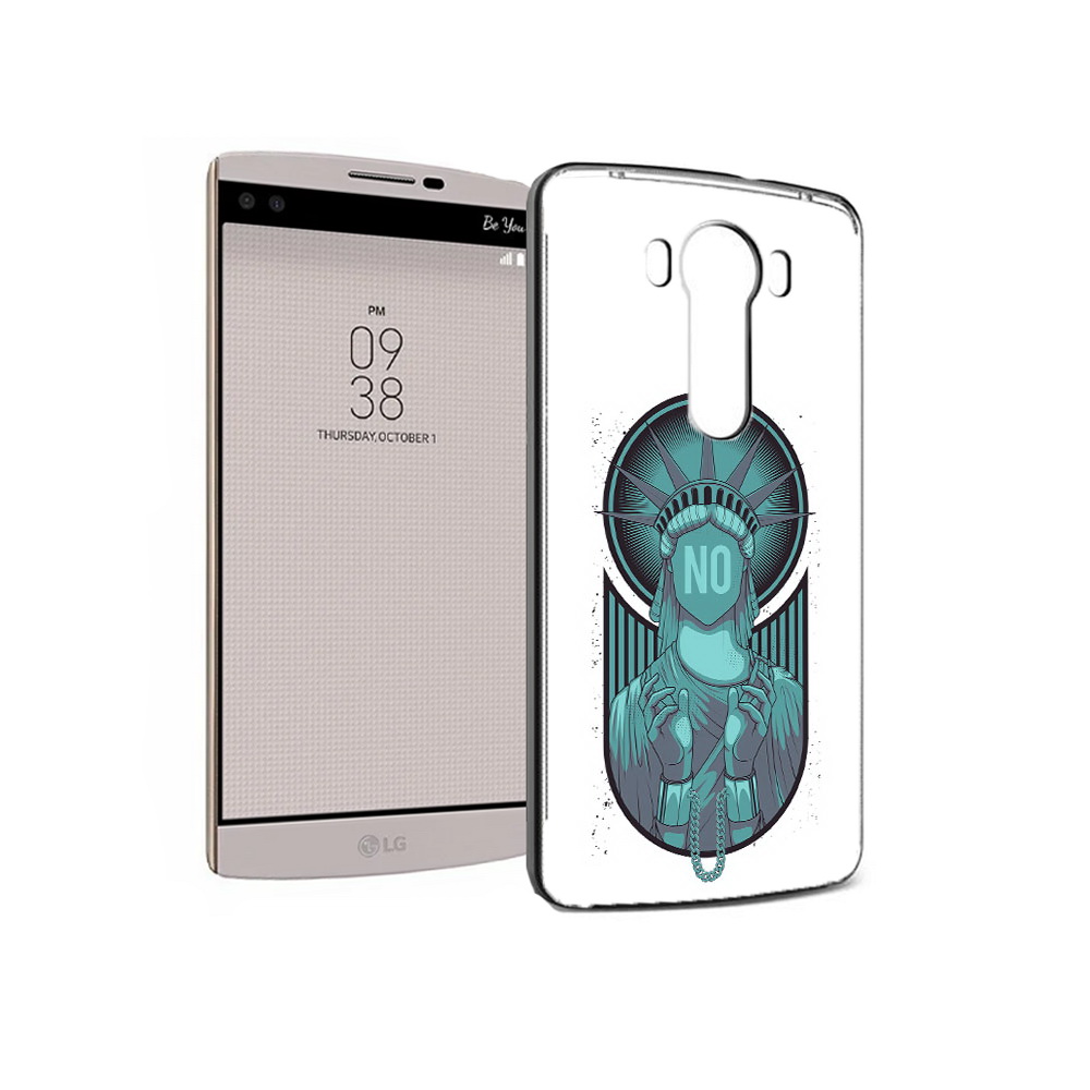 

Чехол MyPads Tocco для LG V10 статуя свободы зеленый (PT25325.78.623), Прозрачный, Tocco