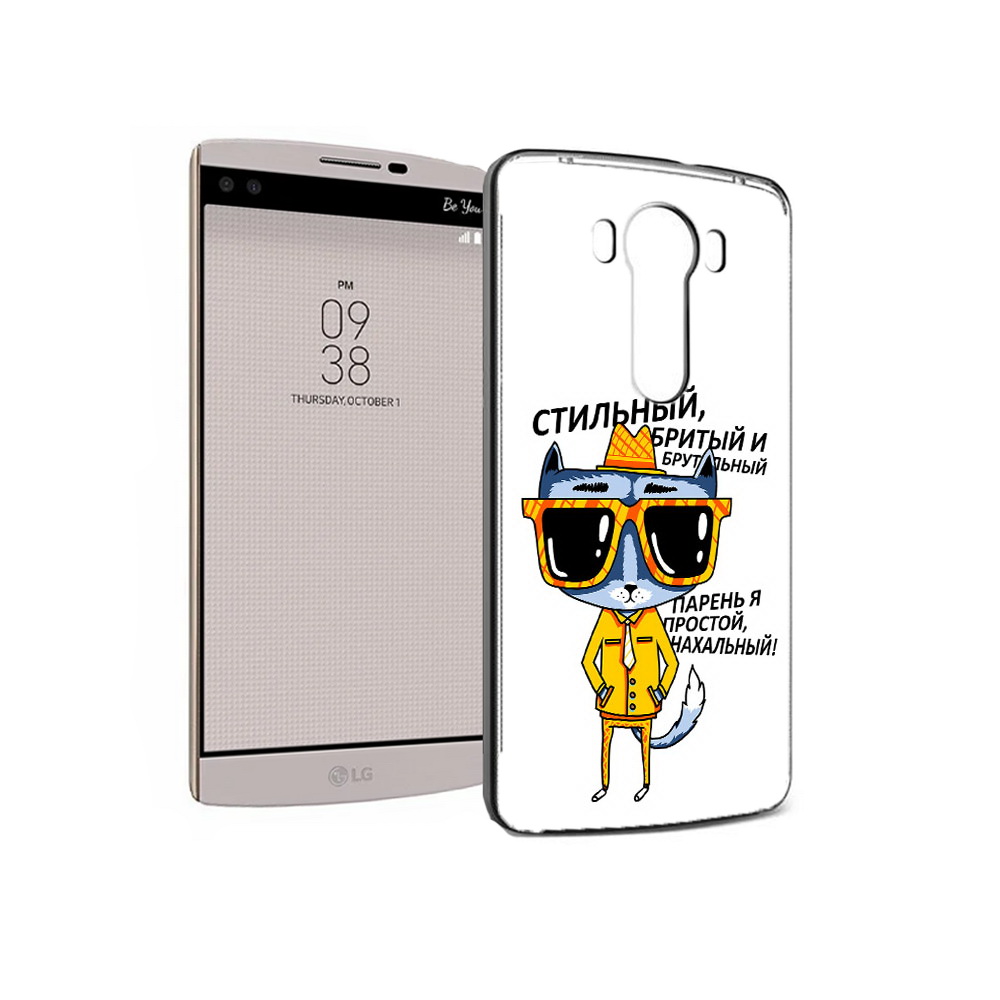 

Чехол MyPads Tocco для LG V10 стильный кот (PT25325.78.625), Прозрачный, Tocco
