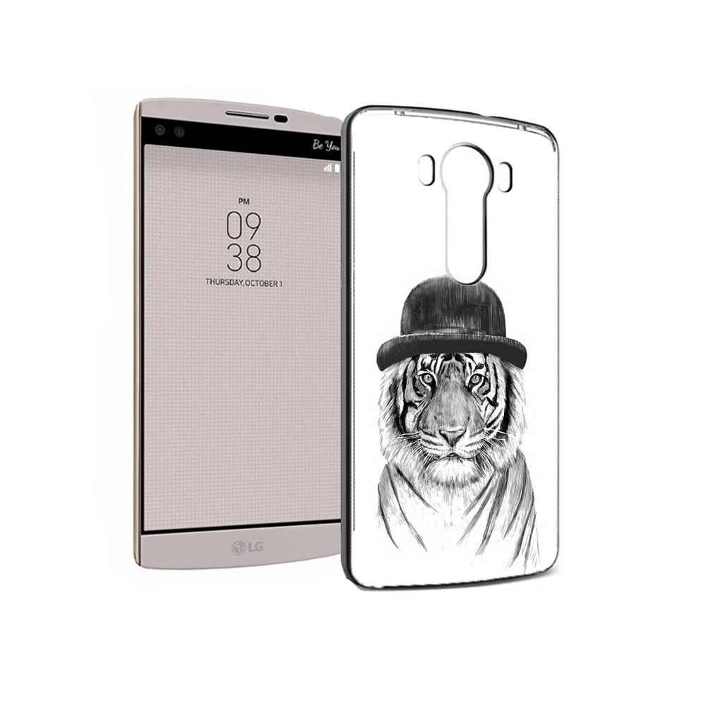 

Чехол MyPads Tocco для LG V10 тигр британец (PT25325.78.641), Прозрачный, Tocco