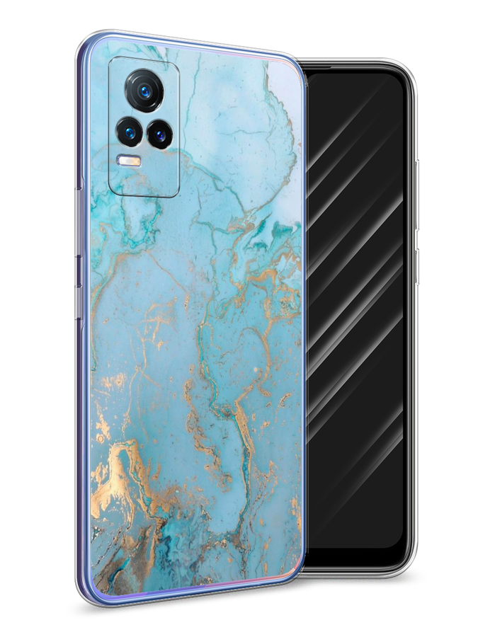 

Чехол Awog на Vivo V21e "Голубой мрамор рисунок", Разноцветный, 264550-3