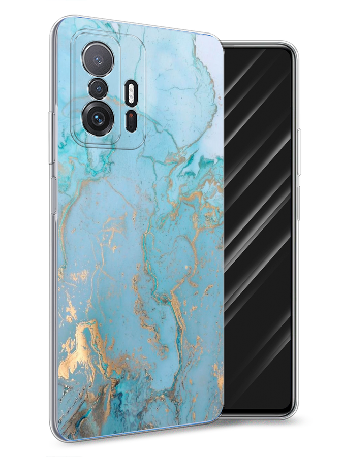 

Чехол Awog на Xiaomi Mi 11T "Голубой мрамор рисунок", Разноцветный, 311250-3