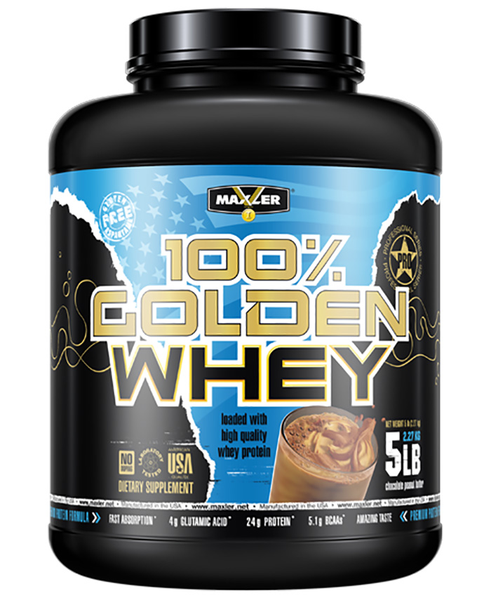 

Golden Whey, 2250 г, вкус: шоколадно-арахисовое масло, Golden Whey