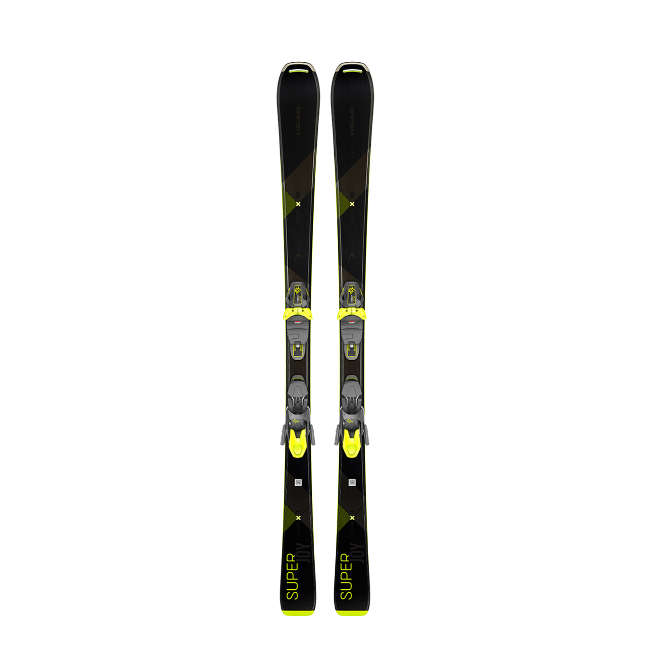 фото Горные лыжи head super joy slr pro black/neon yellow + joy 11 gw slr (19/20) (168)
