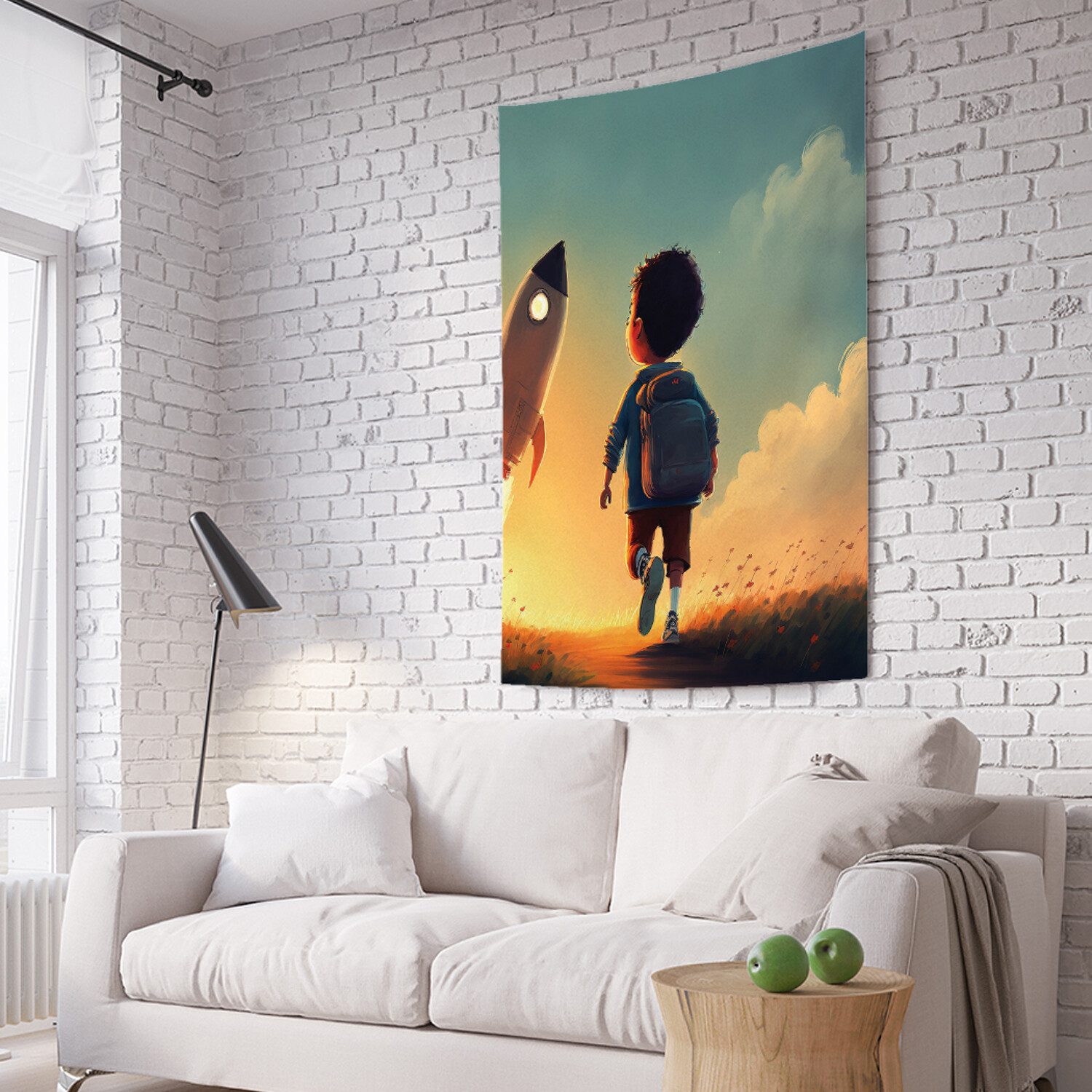 

Вертикальное фотопанно JoyArty Милая мордочка из ткани 100х150 см