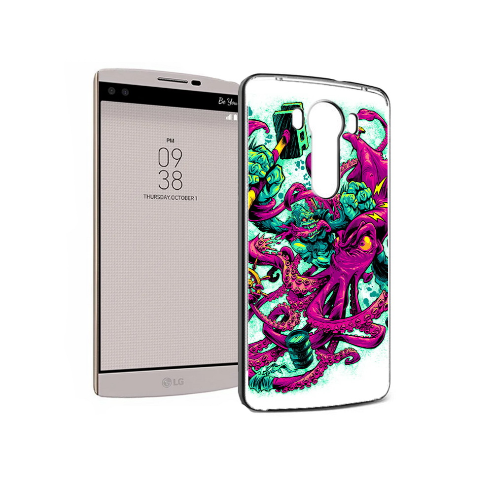

Чехол MyPads Tocco для LG V10 фиолетовый кракен (PT25325.78.657), Прозрачный, Tocco