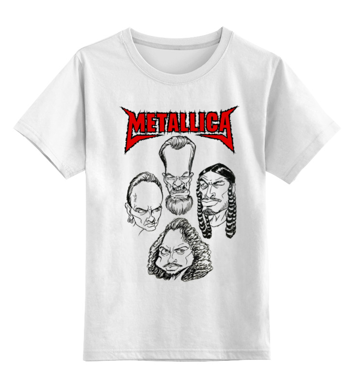 

Футболка детская Printio Metallica цв. белый р. 164, Metallica
