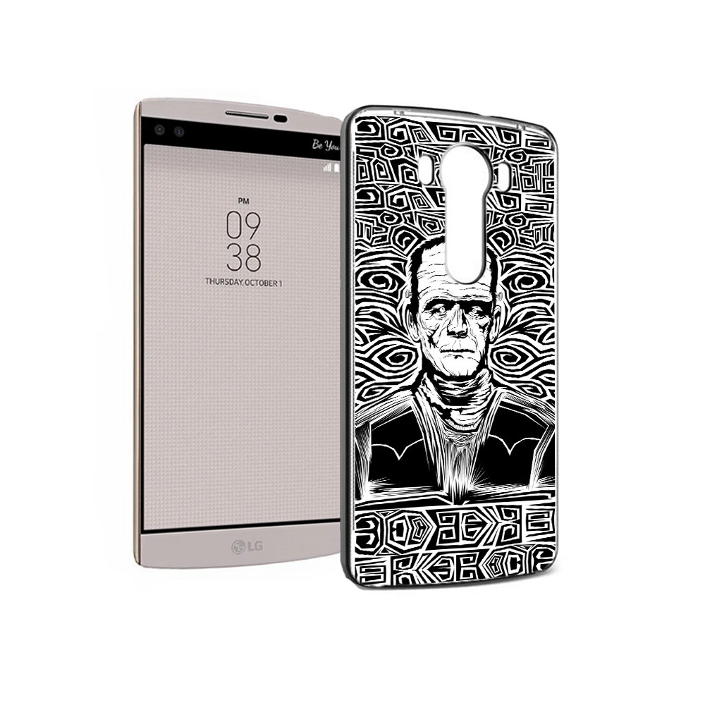 

Чехол MyPads Tocco для LG V10 франкенштейн черно белый (PT25325.78.661), Прозрачный, Tocco
