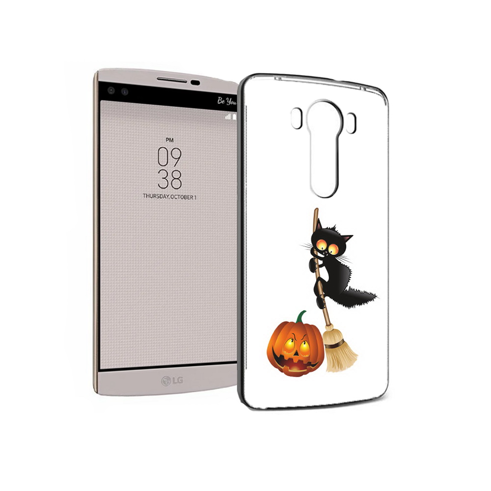

Чехол MyPads Tocco для LG V10 хэлуинский котик (PT25325.78.667), Прозрачный, Tocco