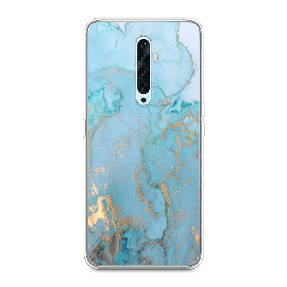 

Чехол Awog на Oppo Reno 2Z "Голубой мрамор рисунок", Разноцветный, 251850-3