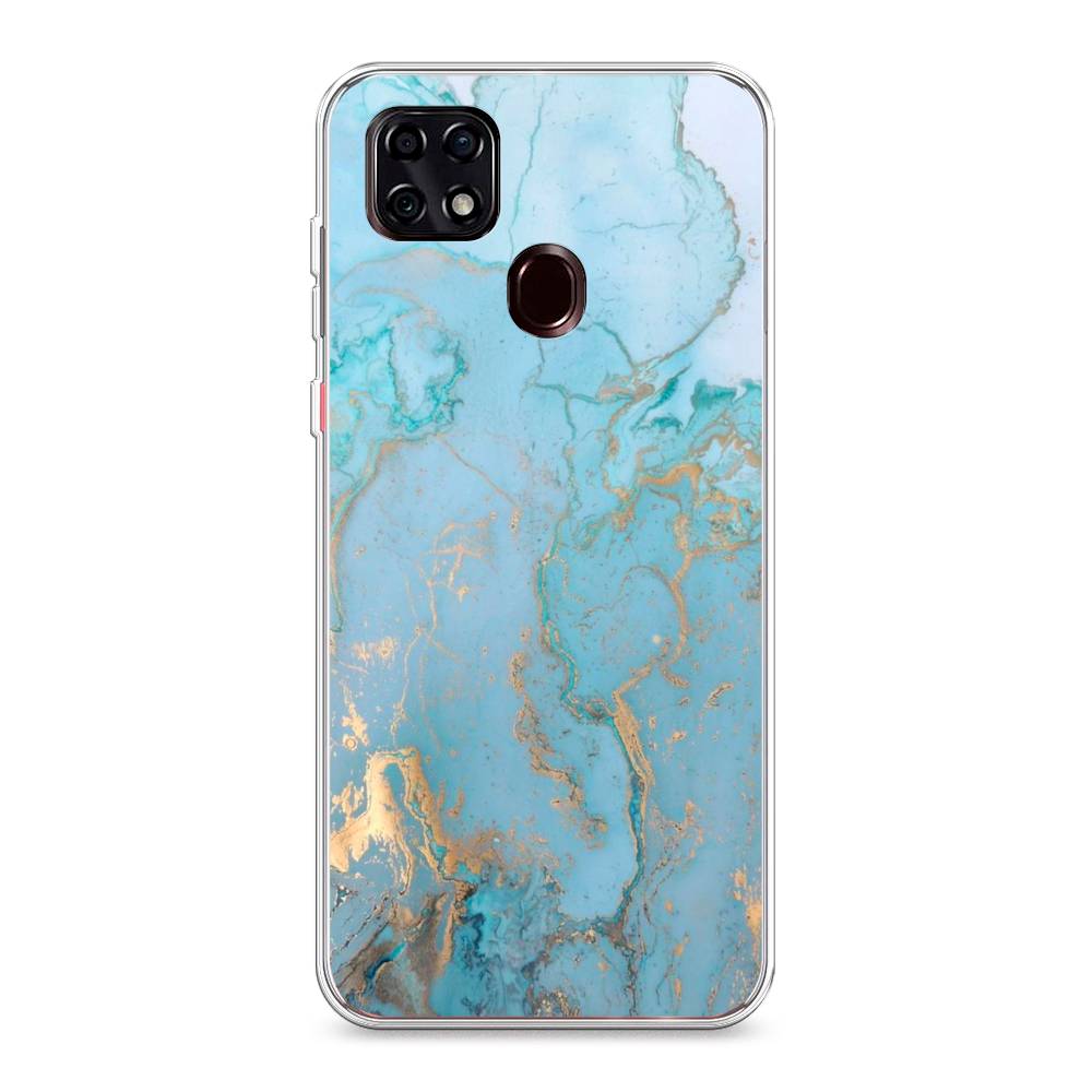 

Чехол Awog на ZTE Blade 20 Smart / ЗТЕ Блэйд 20 Smart "Голубой мрамор рисунок", Разноцветный, 133550-3