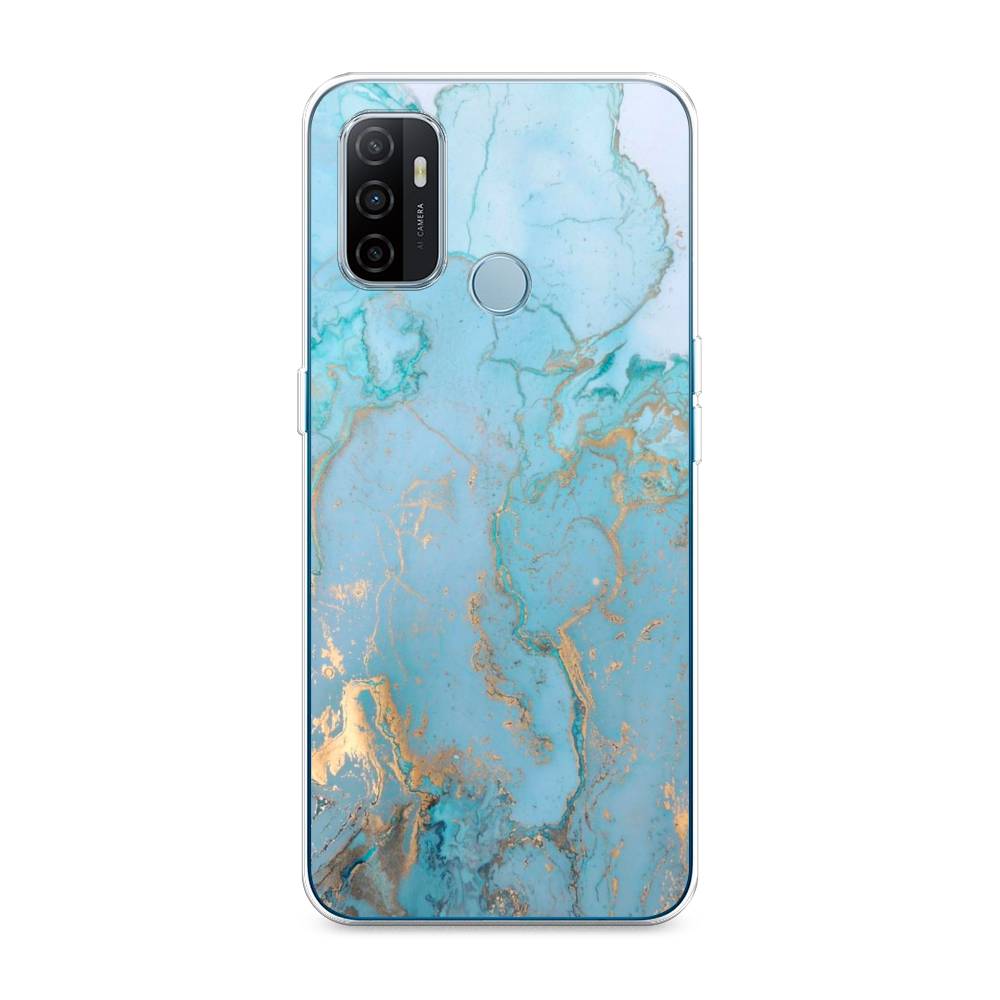 

Чехол Awog на Oppo A53 "Голубой мрамор рисунок", Разноцветный, 254350-3