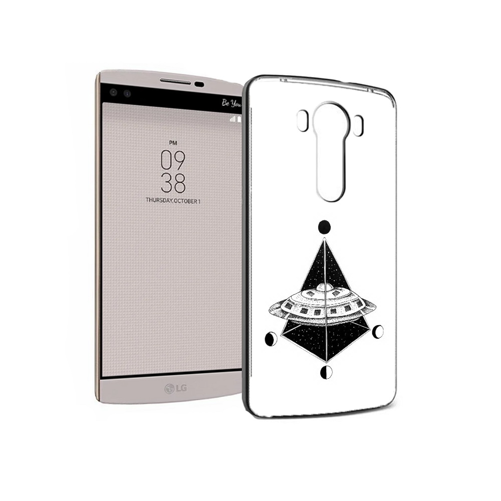 

Чехол MyPads Tocco для LG V10 черно белая летающая тарелка (PT25325.78.679), Прозрачный, Tocco