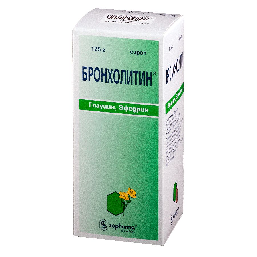 фото Бронхолитин сироп 125 г sopharma