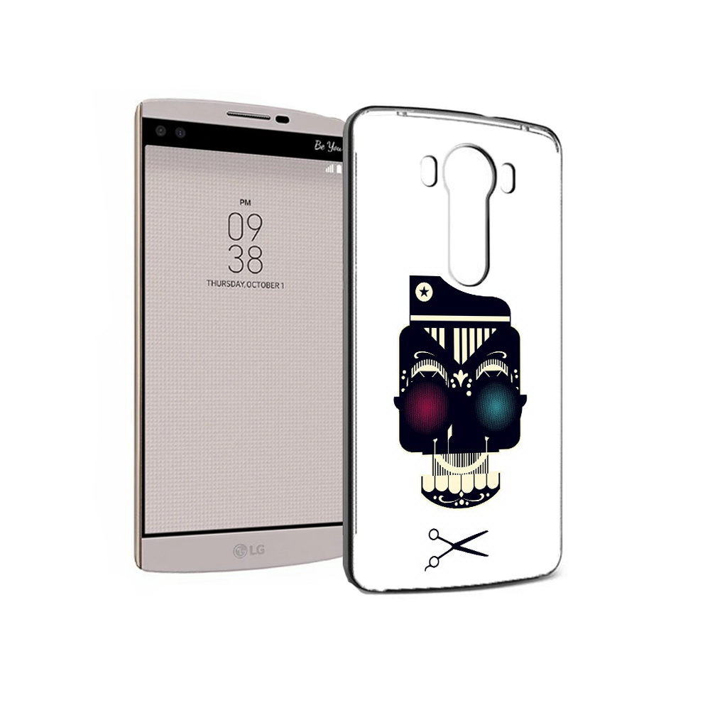

Чехол MyPads Tocco для LG V10 черно белый скелет с яркими глазами (PT25325.78.687), Прозрачный, Tocco
