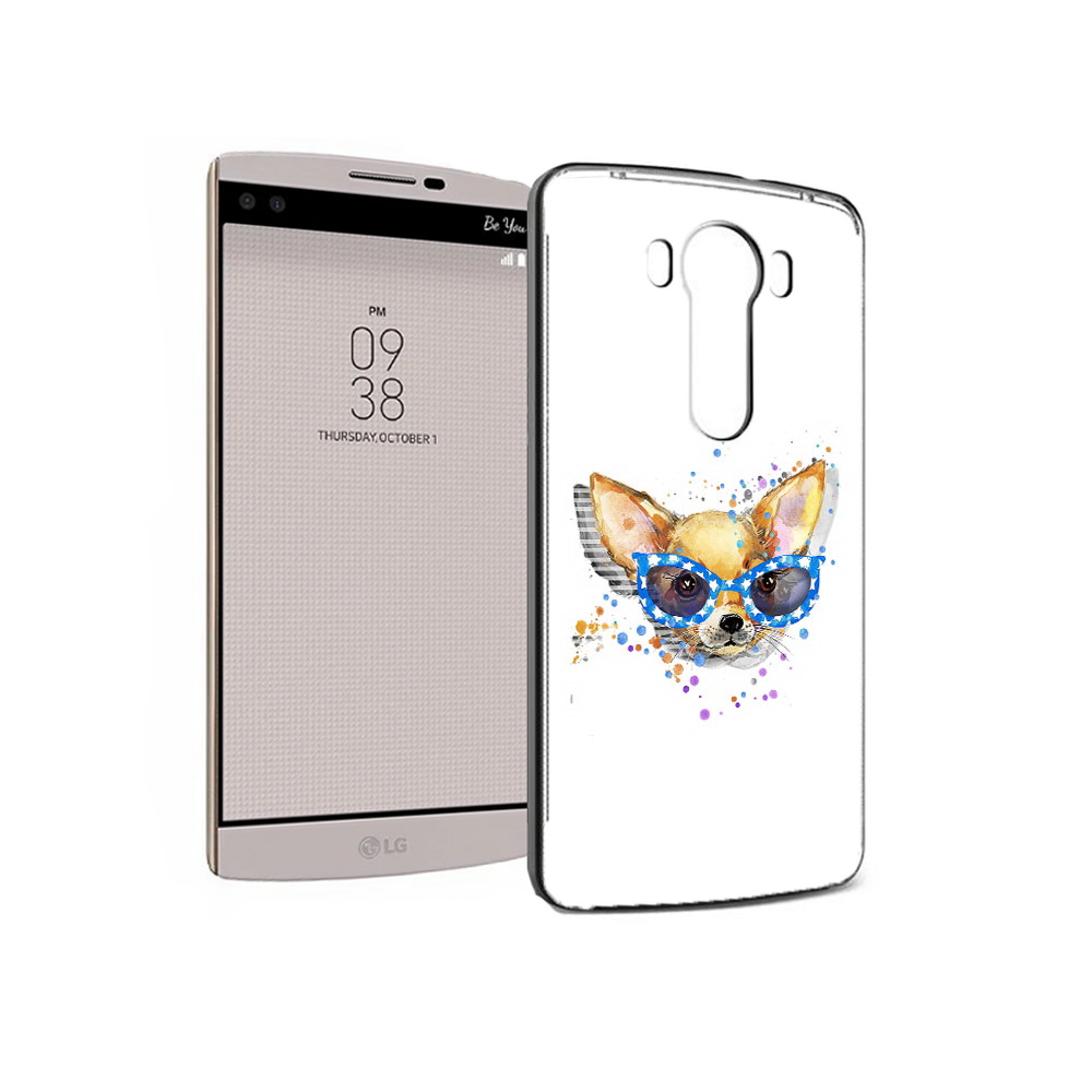 

Чехол MyPads Tocco для LG V10 чихуа-хуа в очках (PT25325.78.691), Прозрачный, Tocco