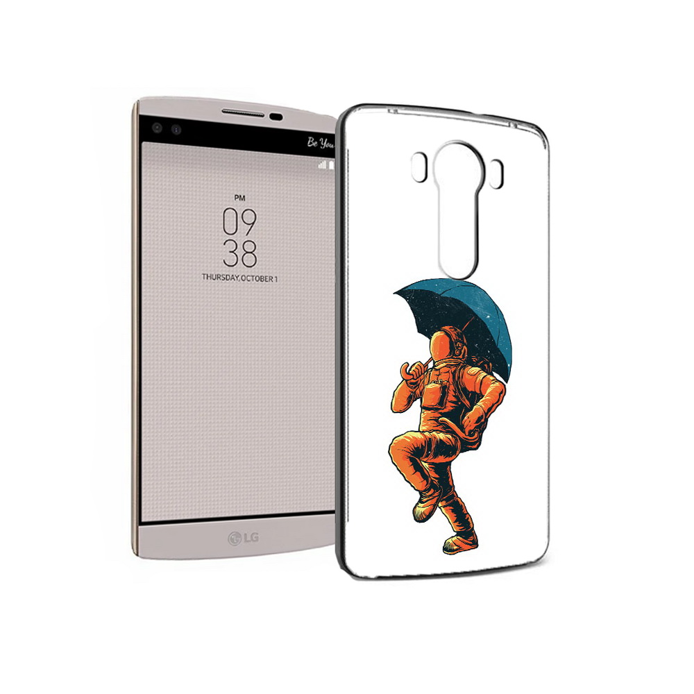 

Чехол MyPads Tocco для LG V10 шагающий космонавт с зонтом (PT25325.78.695), Прозрачный, Tocco
