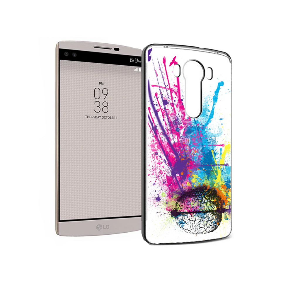 

Чехол MyPads Tocco для LG V10 яркий красочный мозг (PT25325.78.710), Прозрачный, Tocco