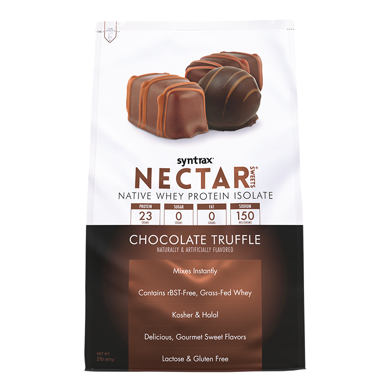 Протеин Syntrax Nectar Sweets (изолят), 907 г, вкус: шоколадный трюфель