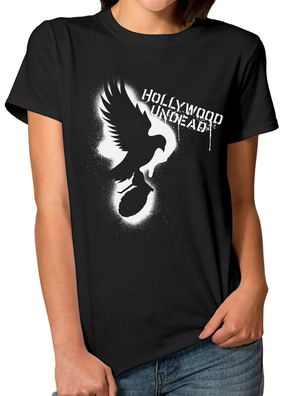 

Футболка женская Dream Shirts Граффити Hollywood Undead черная L, Граффити Hollywood Undead