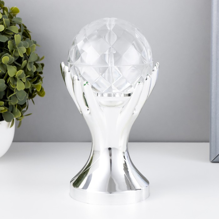 

RISALUX Ночник диско-шар "Шар в руках" LED МИКС 18,5х10х9 см