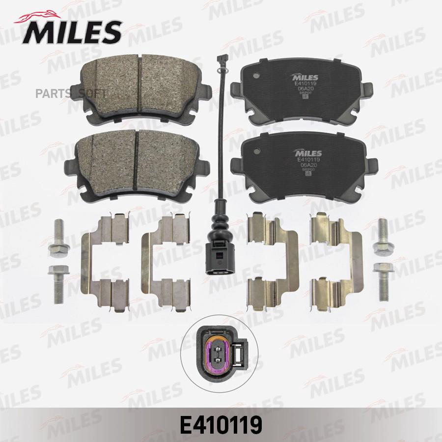 

Колодки тормозные с датчиком Смесь Low-Metallic VOLKSWAGEN T MILES E410119