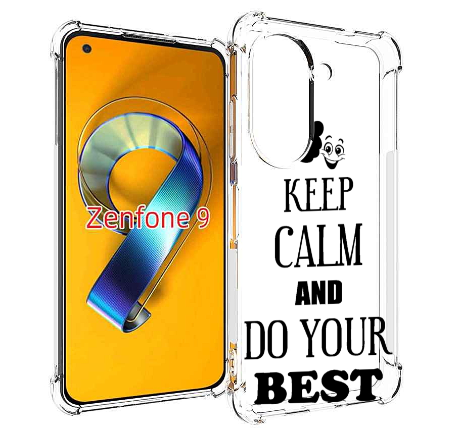 

Чехол MyPads keep-calm-and для Asus Zenfone 9 (AI2202), Прозрачный, Tocco