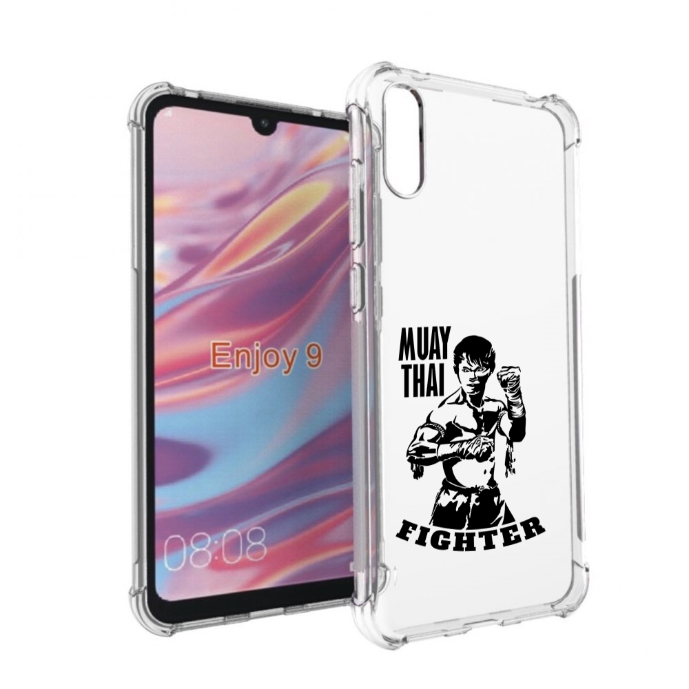 

Чехол бампер MyPads Единоборства муайтай для Huawei Enjoy 9., Прозрачный, Tocco