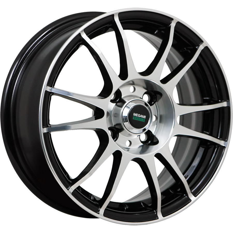 Колесный диск Megami MGM-3 6xR15 4x100 ET48 DIA54.1 BKF