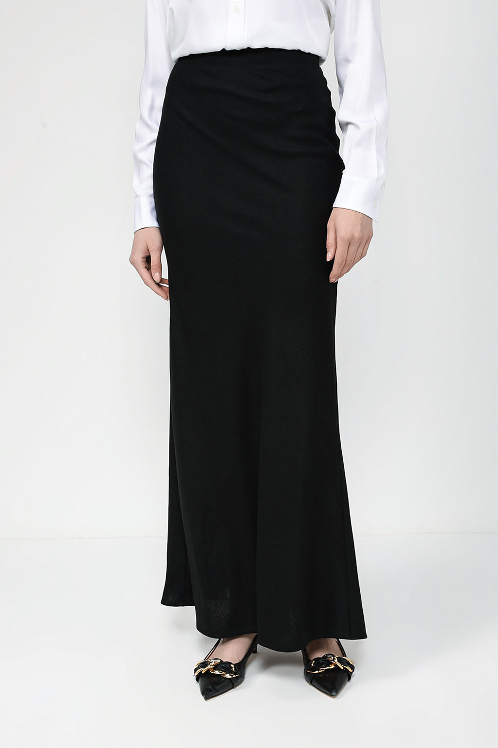 

Юбка женская SABRINA SCALA SS240310046 черная L, Черный, SS240310046