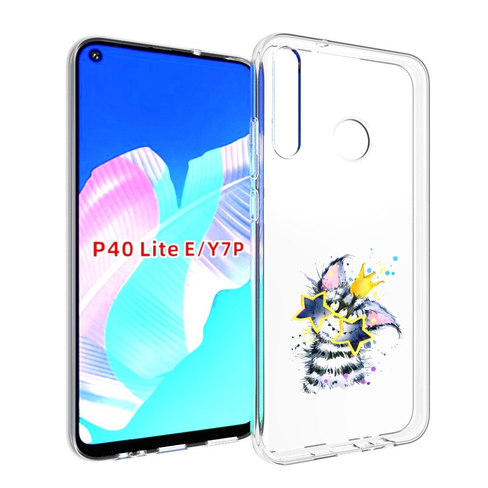 

Чехол бампер MyPads Мартовский Нуся для Huawei P40 Lite E., Прозрачный, Tocco