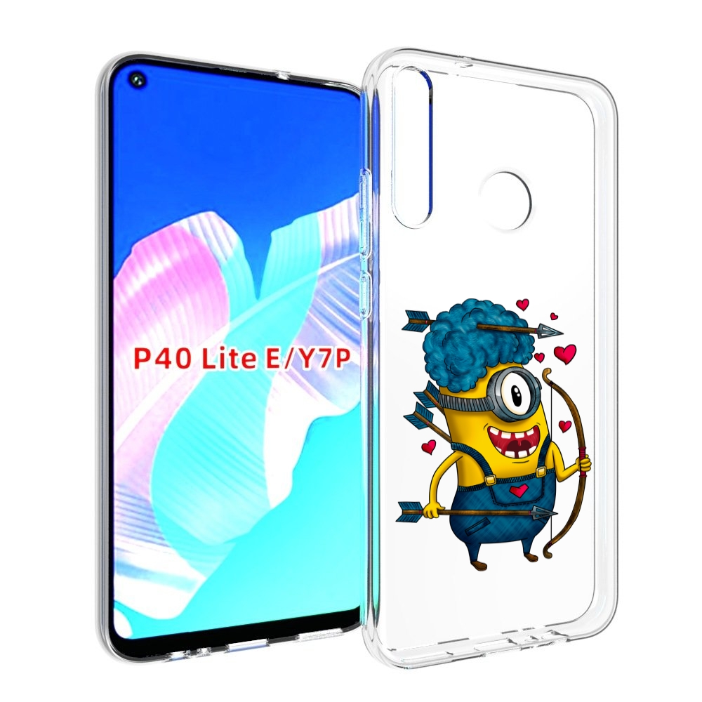 

Чехол бампер MyPads Миньон купидон для Huawei P40 Lite E., Прозрачный, Tocco