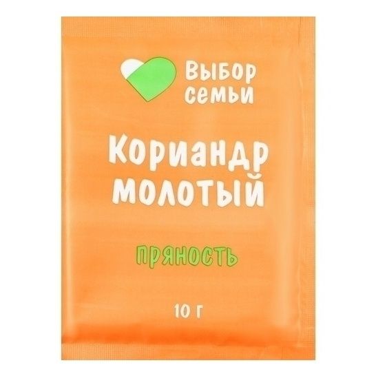 Кориандр Выбор Семьи молотый 10 г