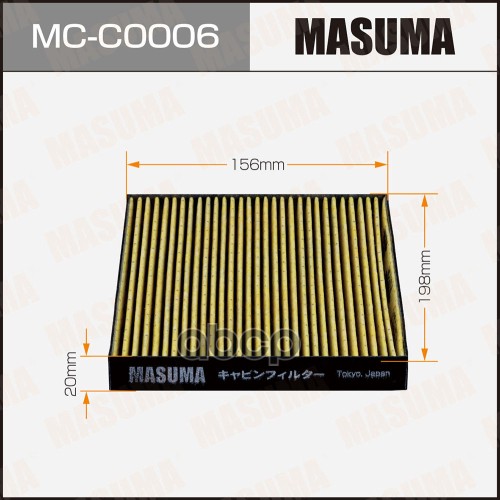 

Салонный фильтр AC0227 MASUMA GREAT WALL / HOVER H5 (1/60)