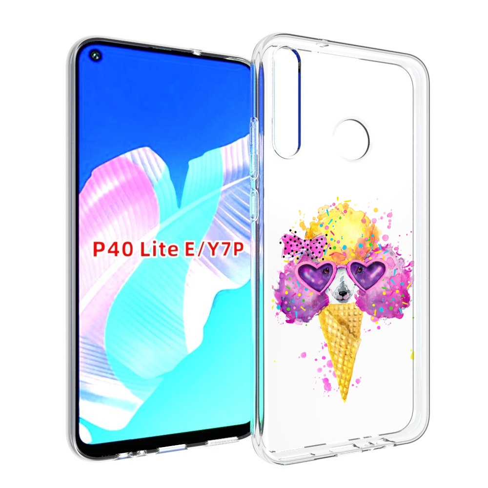 

Чехол бампер MyPads Рожок для Huawei P40 Lite E., Прозрачный, Tocco