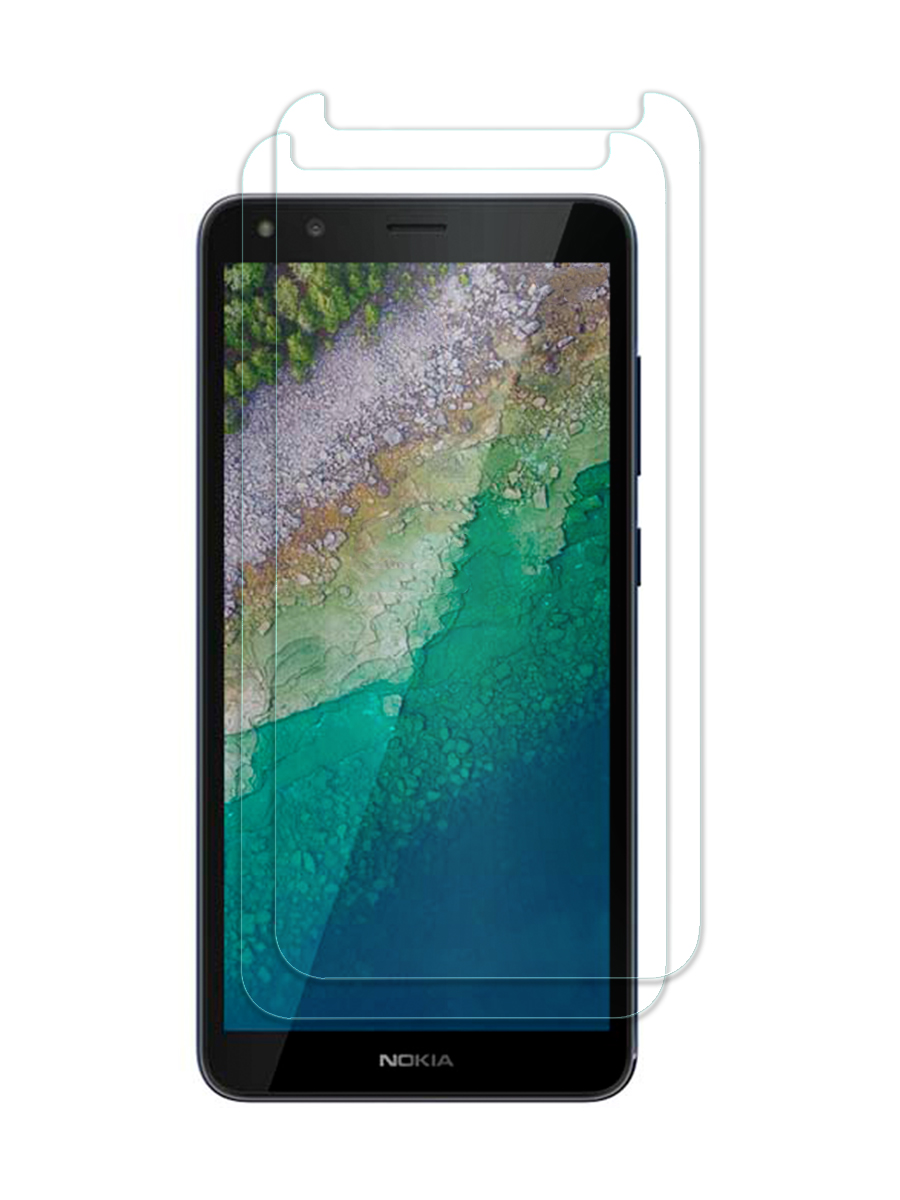 

Защитное стекло Mobileocean Комплект 2шт для Nokia C01 Plus, MOTG-NOK-C01-PL