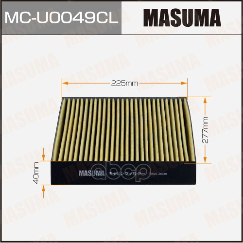 

Салонный фильтр AC0229C MASUMA угольный (1/20)