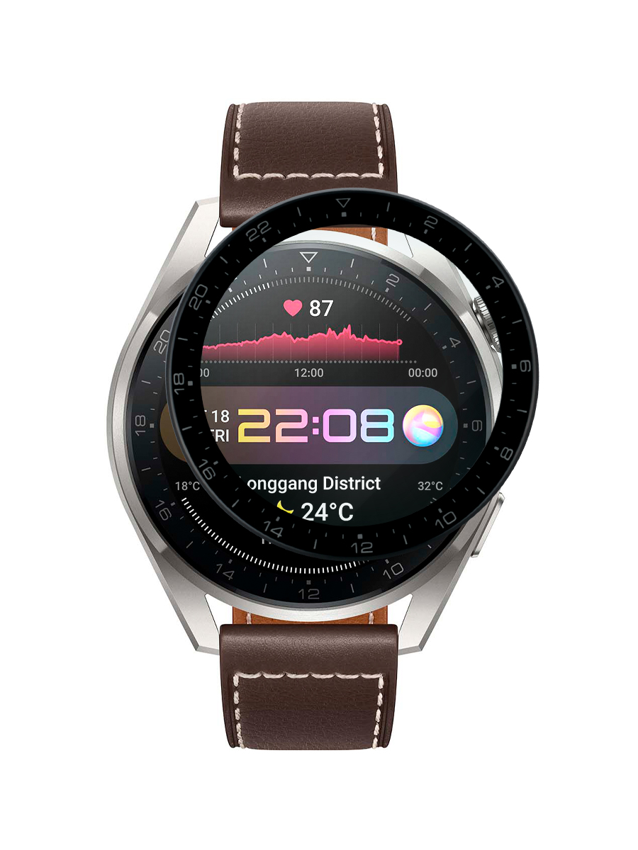 фото Защитная пленка mobileocean для часов huawei watch 3 pro