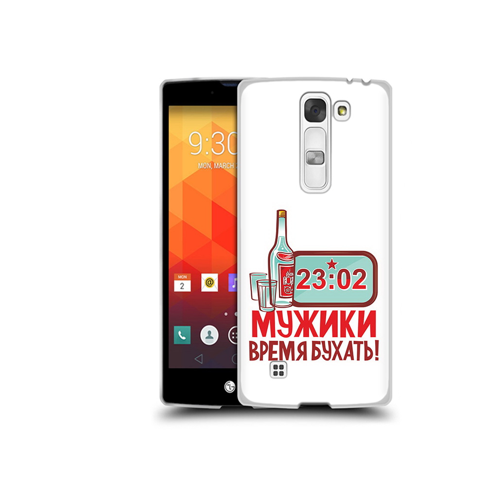 

Чехол MyPads Tocco для LG Magna 23 февраля время пить! (PT13410.79.11), Прозрачный, Tocco