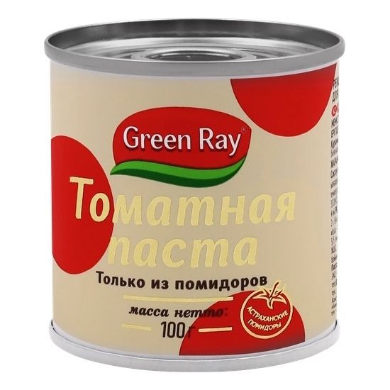 

Томатная паста Green Ray 100 г