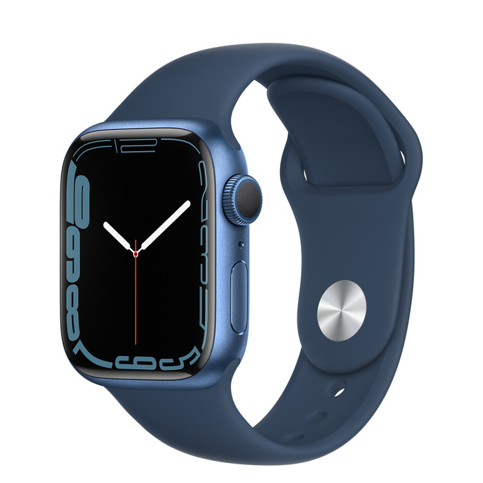 фото Смарт-часы apple watch series 7 gps (41mm) aluminum case with sport band