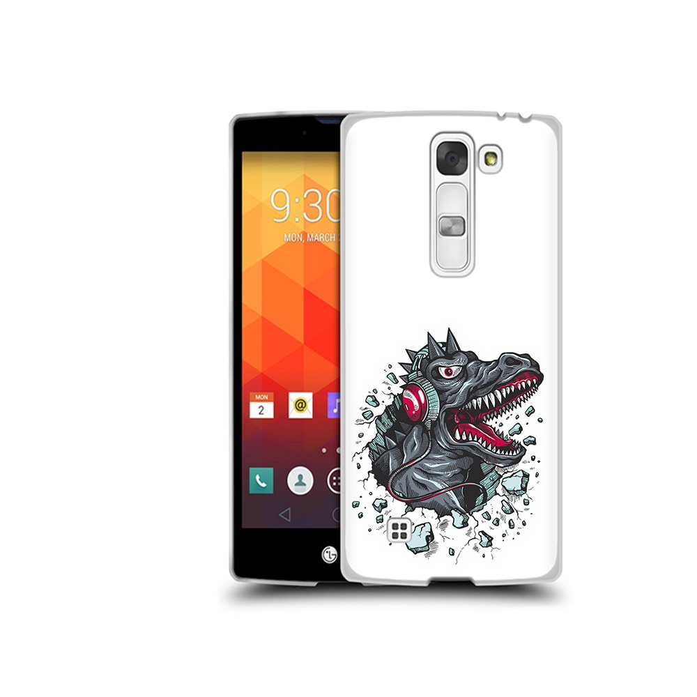 

Чехол MyPads Tocco для LG Magna Нарисованный динозавр в наушниках (PT13410.79.124), Прозрачный, Tocco