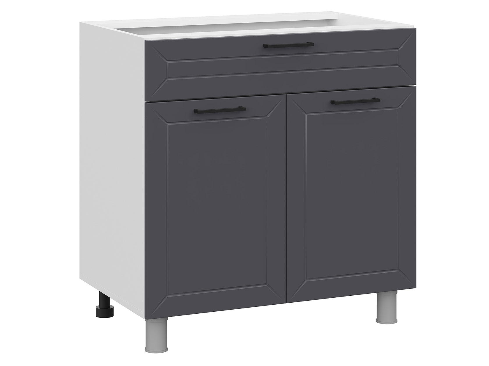 

Стол СВ-Мебель Вектор Белый / Графит 800 мм, Белый;серый