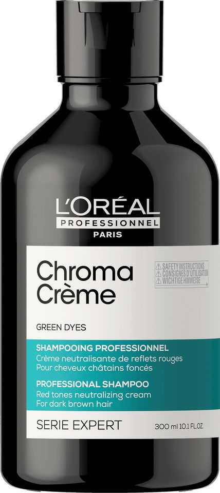 фото Шампунь l'oreal proffessionnel chroma крем-нейтрализатор теплых оттенков, зеленый, 300мл l'oreal professionnel