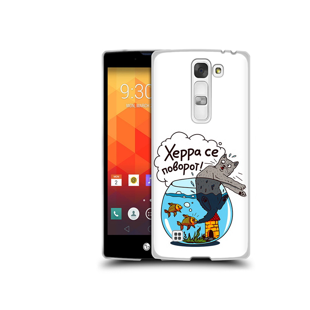 

Чехол MyPads Tocco для LG Magna Рыбы с котом (PT13410.79.149), Прозрачный, Tocco