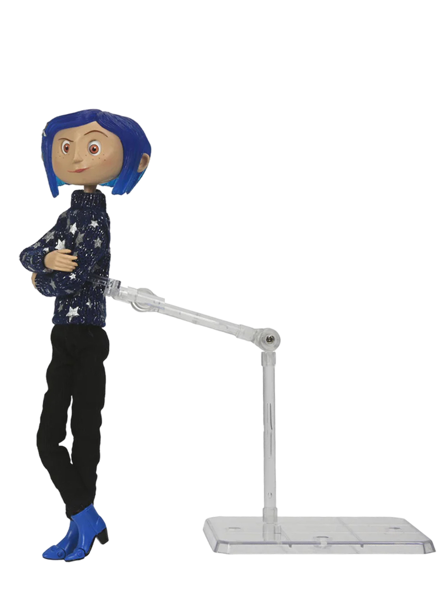 

Фигурка Neca Коралина в стране кошмаров Coraline подвижная подставка 19 см, Синий