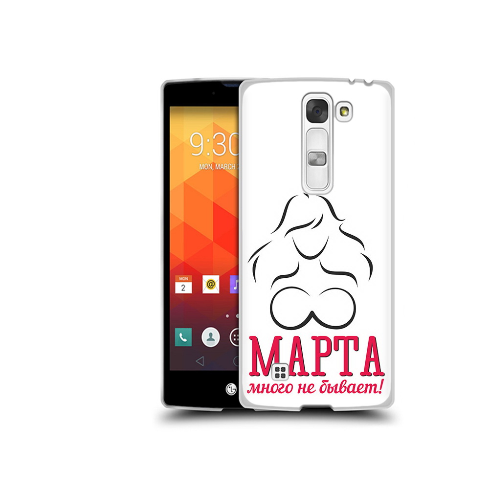 

Чехол MyPads Tocco для LG Magna 8 марта много не бывает (PT13410.79.17), Прозрачный, Tocco