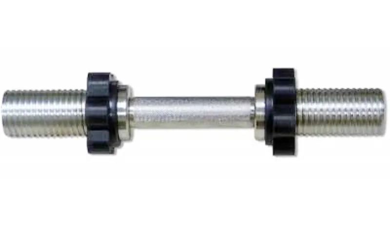 Гриф для штанги гантельный MB Barbell MB-BarM50-M390B 39 см, 50 мм